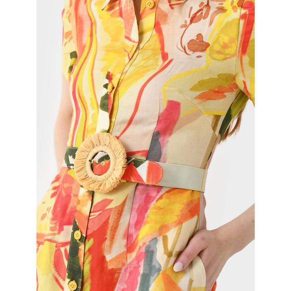 NEW LEO LIN bronte mini dress in rainforest print - Picture 4 of 4